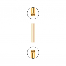 Straight Tube - Both sides threaded