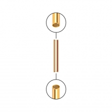 Straight Tube - Both sides threaded